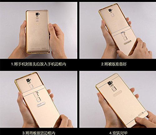 HUANGTAOLI Custodia Specchio Case Cover per Huawei...