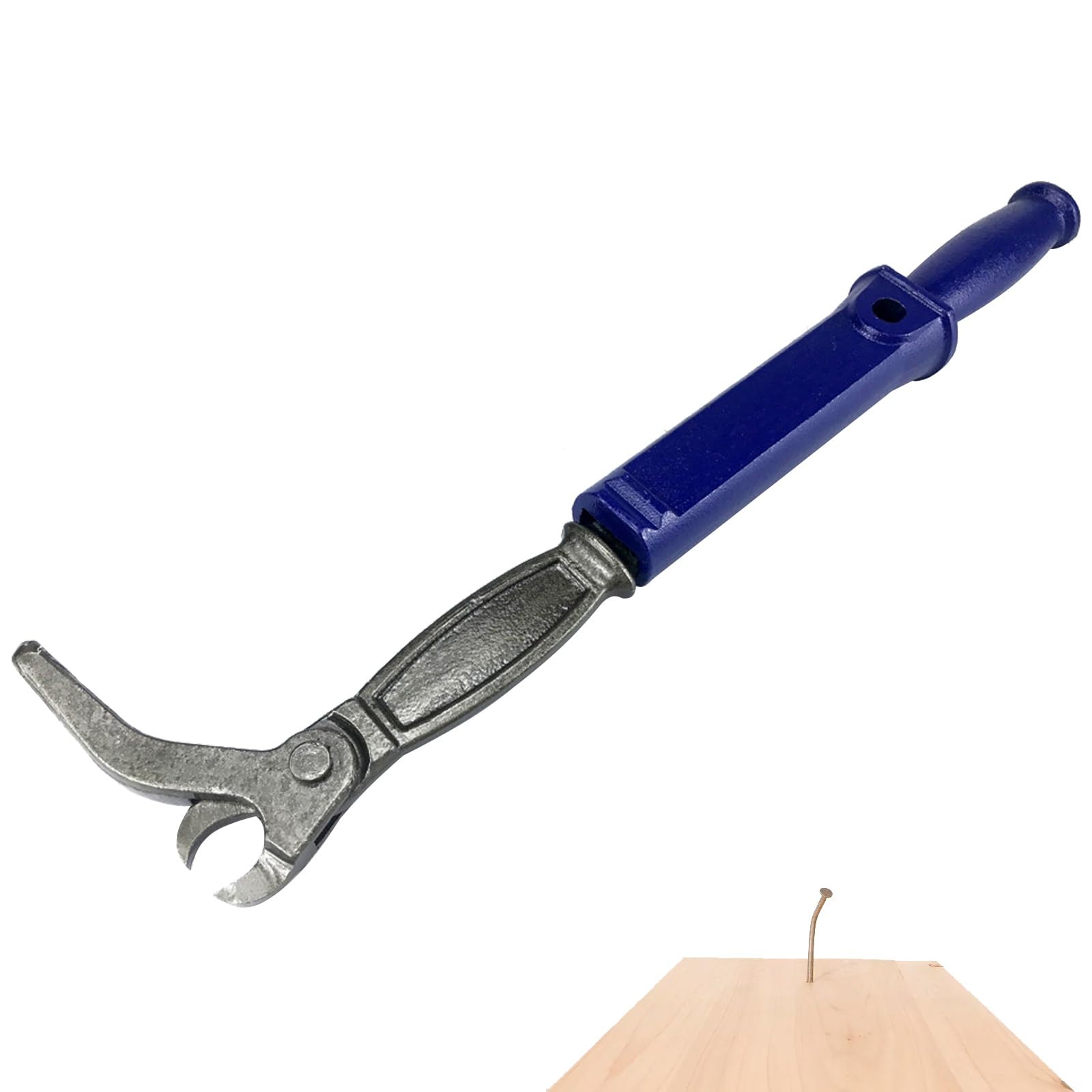 Wyciągacz gwoździ ze stali wysokowęglowej z przesuwnym złączem, bezgłowy i ukryty, automatyczny zacisk, wysuwane szczypce 460-550 mm, do obróbki drewna i usuwania desek podłogowych