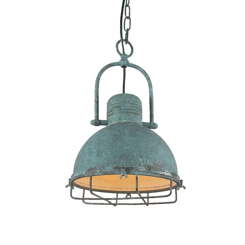 Lampes suspendues pour îlot de cuisine bleues luminaires industriels E27