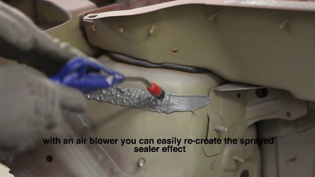 Image of Polymix High Build Seam Sealer 200ml Cartridge & Two Application Mixing Nozzles