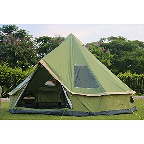 Carpa pirámide 5-8 personas 4m para camping y caza miniatura 2