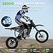 Electric Dirt Bike 3500W 63KM/H 48V, 23AH Battery Off-Road E Motorcycle for Teens & Adults, 40–70KM Range, Hydraulic Disc Brakes