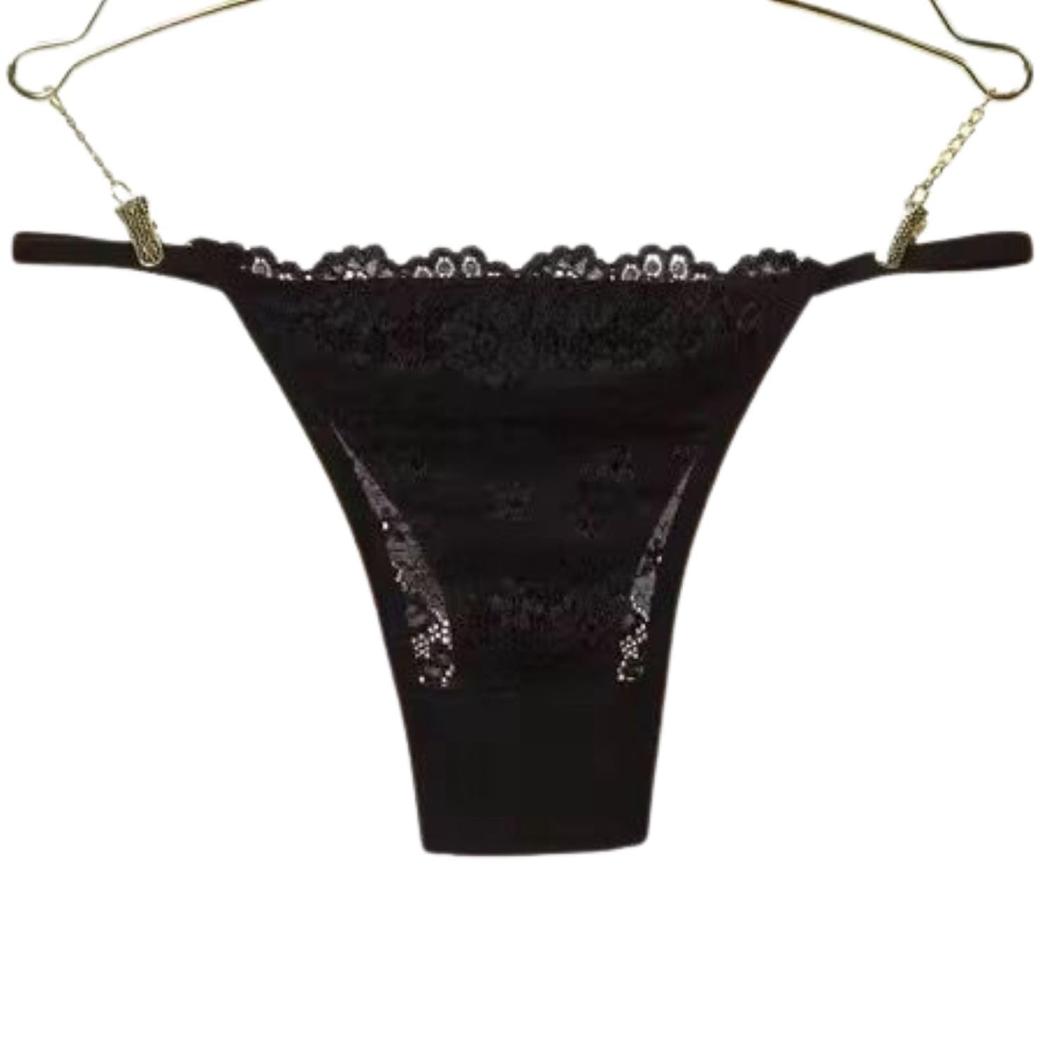 catchbaby Ultra-Thin Women's G-String Thong Transparent Sexy Panties Underwear Women Cotton Lace Tanga Briefs Women Intimates Frees Size-image-40