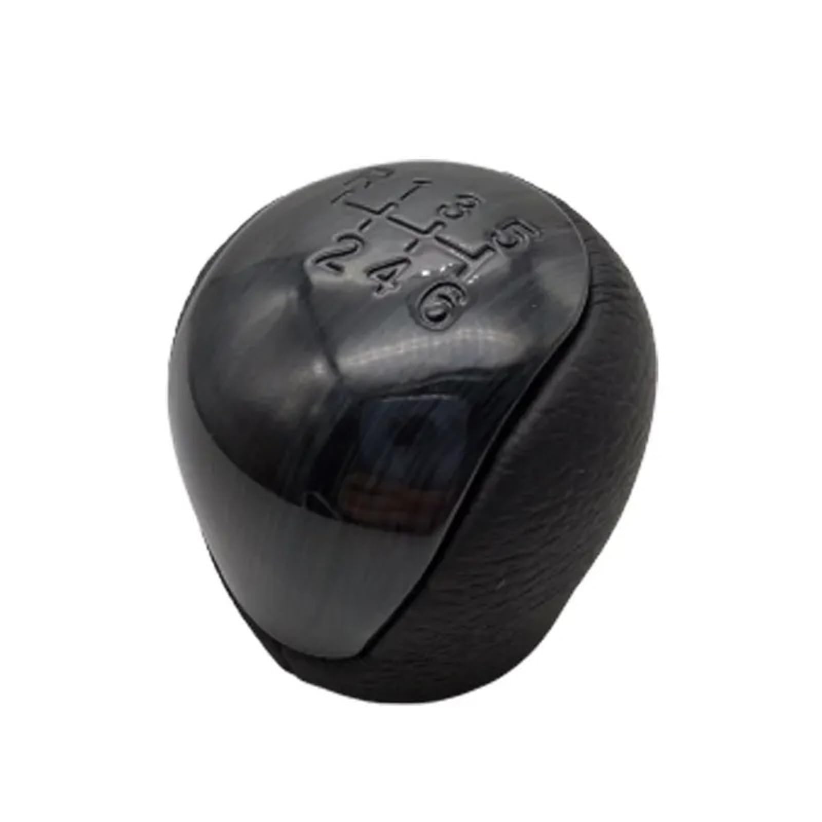 Xexjhqq 6S Black Gear Stick Knob For Hyundai For Elantra 2008-2012 5 6 Speed Car Shift Gear Knob Manual Mt Shifter Lever Head Handball(6S Black)