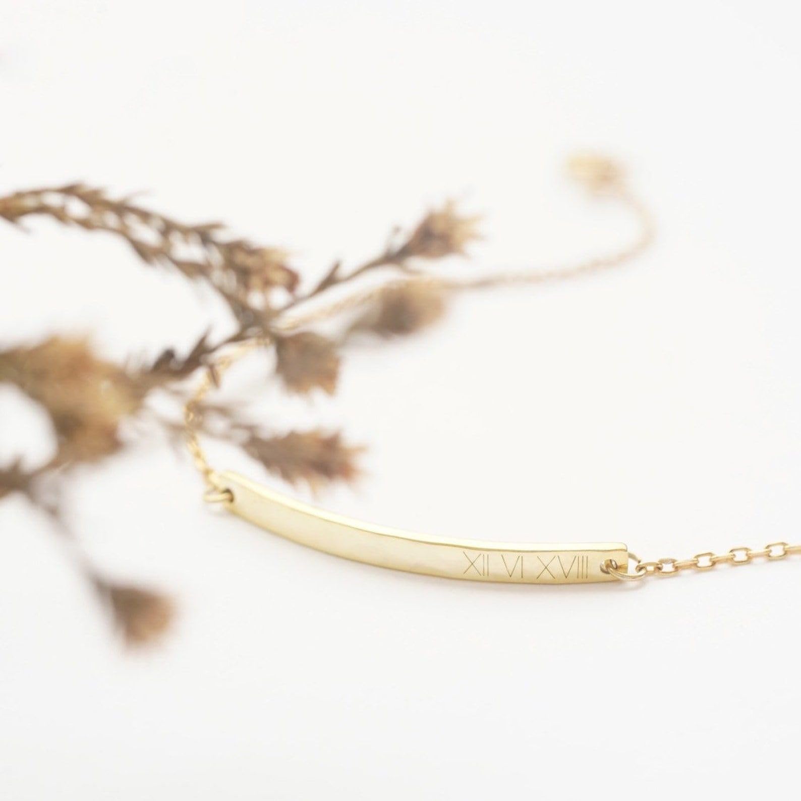 Pulsera de Coordinación personalizada 925 Pulsera de nombre personalizado en plata grabado novia del día de la madre hecha a mano