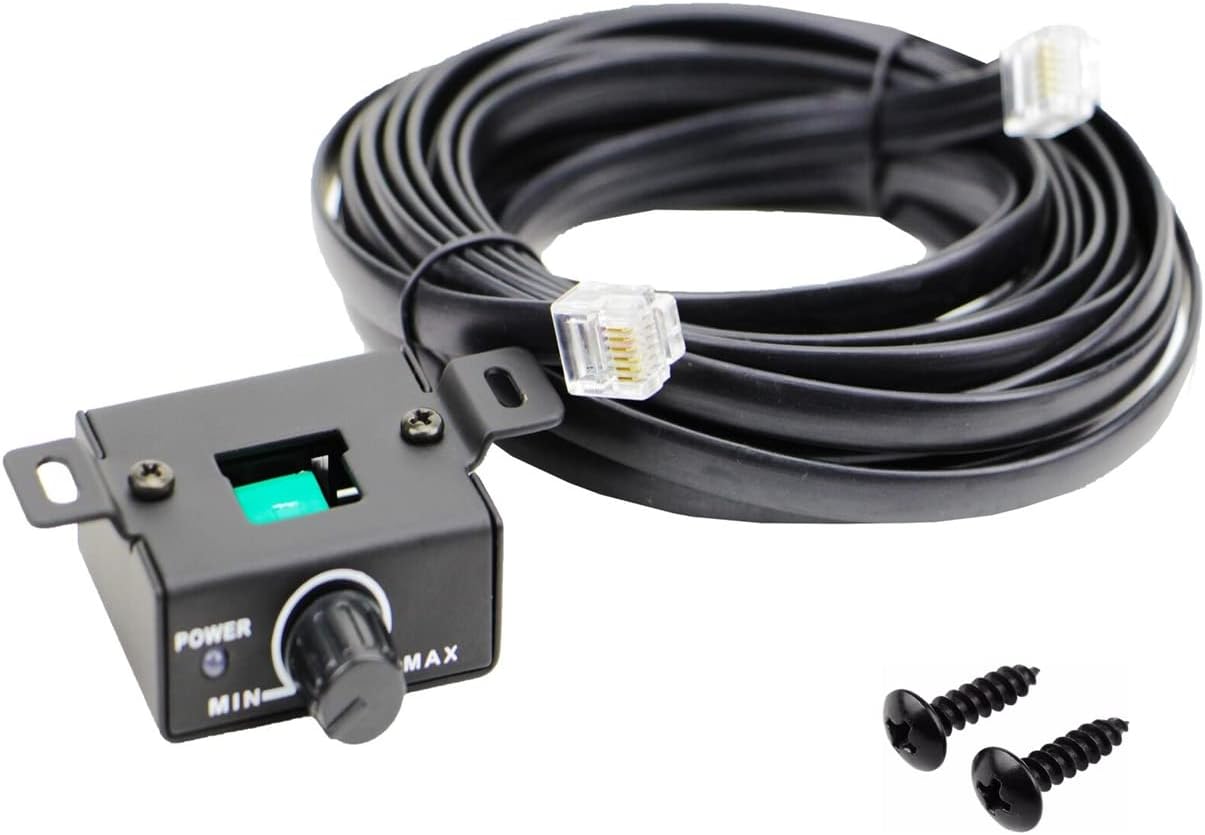 Xtenzi Amplifier Replacement Bass Knob Control Remote XTBR3 Compatible with Select Powerbass ASABASS