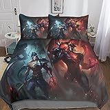 ✨ [Bettbezug-Set]: Einzelgröße inklusive 1 Bettbezug: Einzelbett (135 x 200 cm), 1 Kissenbezug: 48 cm x 75 cm. 1 Bettbezug: Doppelbett (200 x 200 cm), 2 Kissenbezüge: 48 cm x 75 cm.1 Bettbezug: King (220 x 240 cm), 2 Kissenbezüge: 48 cm x 75 cm. Beste Geschenke für Ihre Familie!