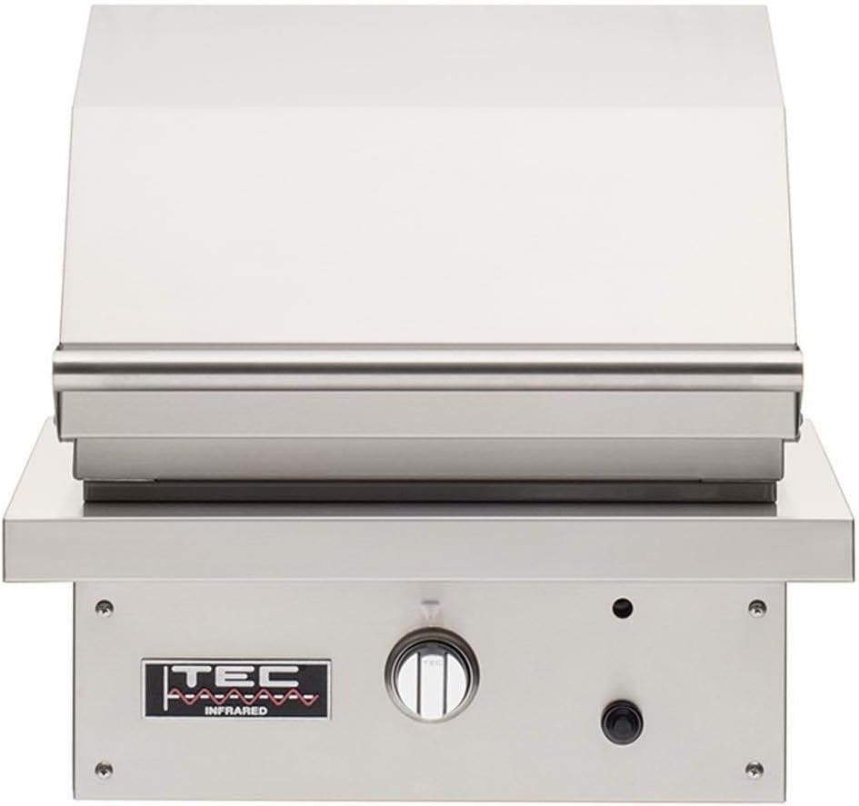 TEC Patio 1 FR Infrared Built-In Grill with Warming Rack (PFR1NT-PFR1WR), Natural Gas