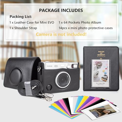 Funda protectora Mini Evo con álbum y correa negra miniatura 7