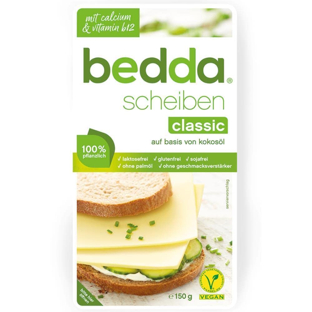 bedda Classic Scheiben (Alternativa vegana al queso) 150g
