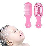 Cepillo de pelo de Bebé & Conjunto: Utilizamos pelo de cabra suave natural de alta calidad para distribuir el aceite capilar de manera uniforme, dejando su cuero cabelludo más saludable y limpio.