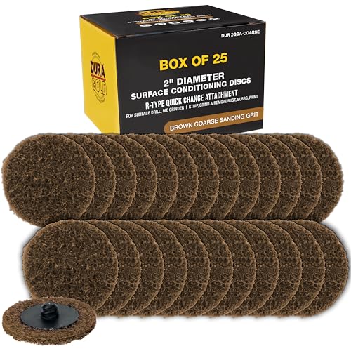 Disque de conditionnement de surface type R grain grossier pour ébarbage et décapage