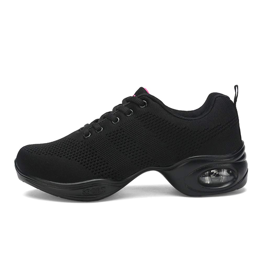 SWDZM Contemporáneo Jazz Zapatos Mujer,Aire Libre Deportes Danza,Moderno Hip Hop Sneaker Zapatillas de Danza ES706+876