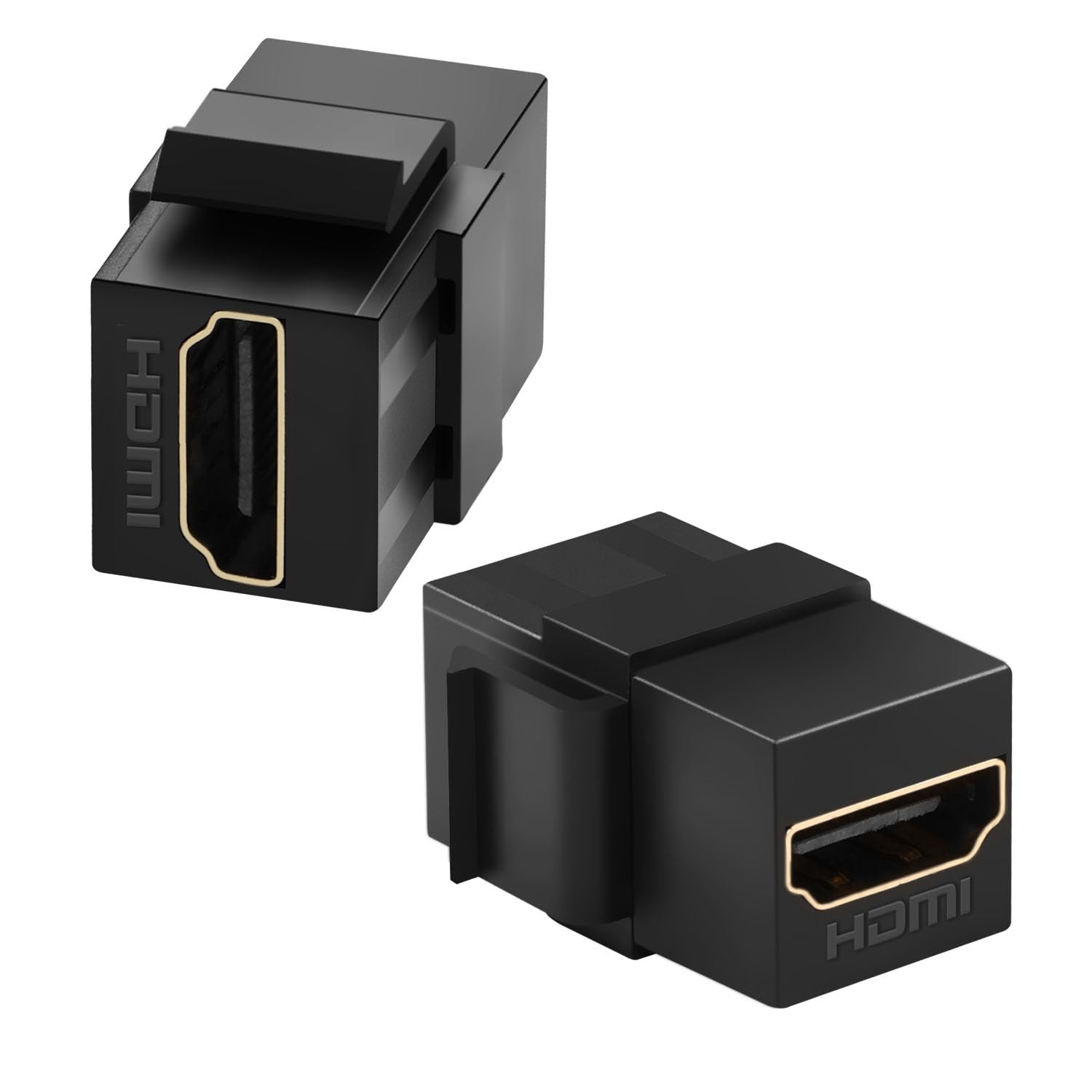 Adattatore HDMI 2.1 A U QIANRENON – 2 Pezzi (Positivo + Inverso) Per Collegamenti 8K A 180°