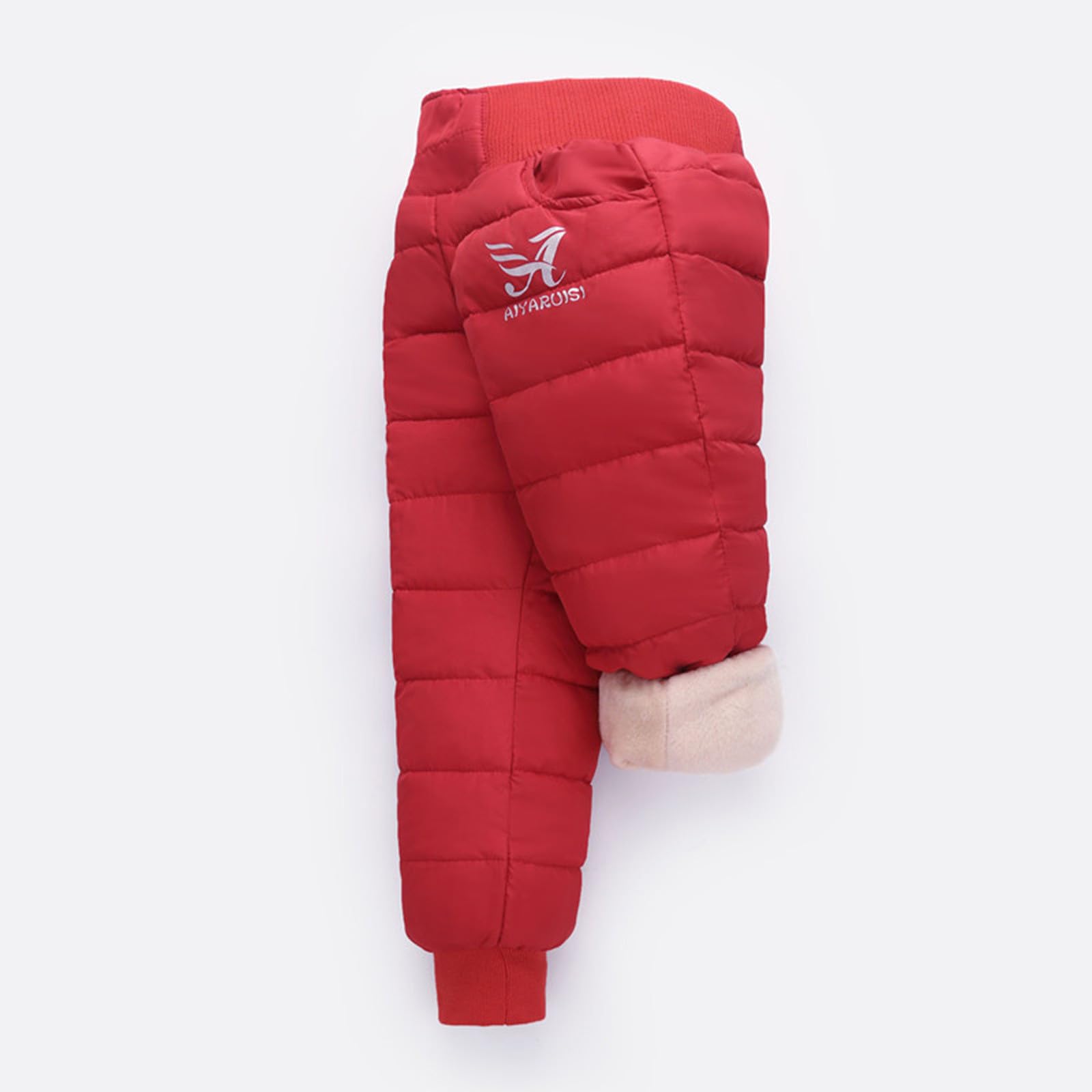 Genérico Pantalones Deportivos Niño Pantalones de Nieve para Niños con Forro Polar Abrigados para Deportes de Invierno y Actividades Exteriores