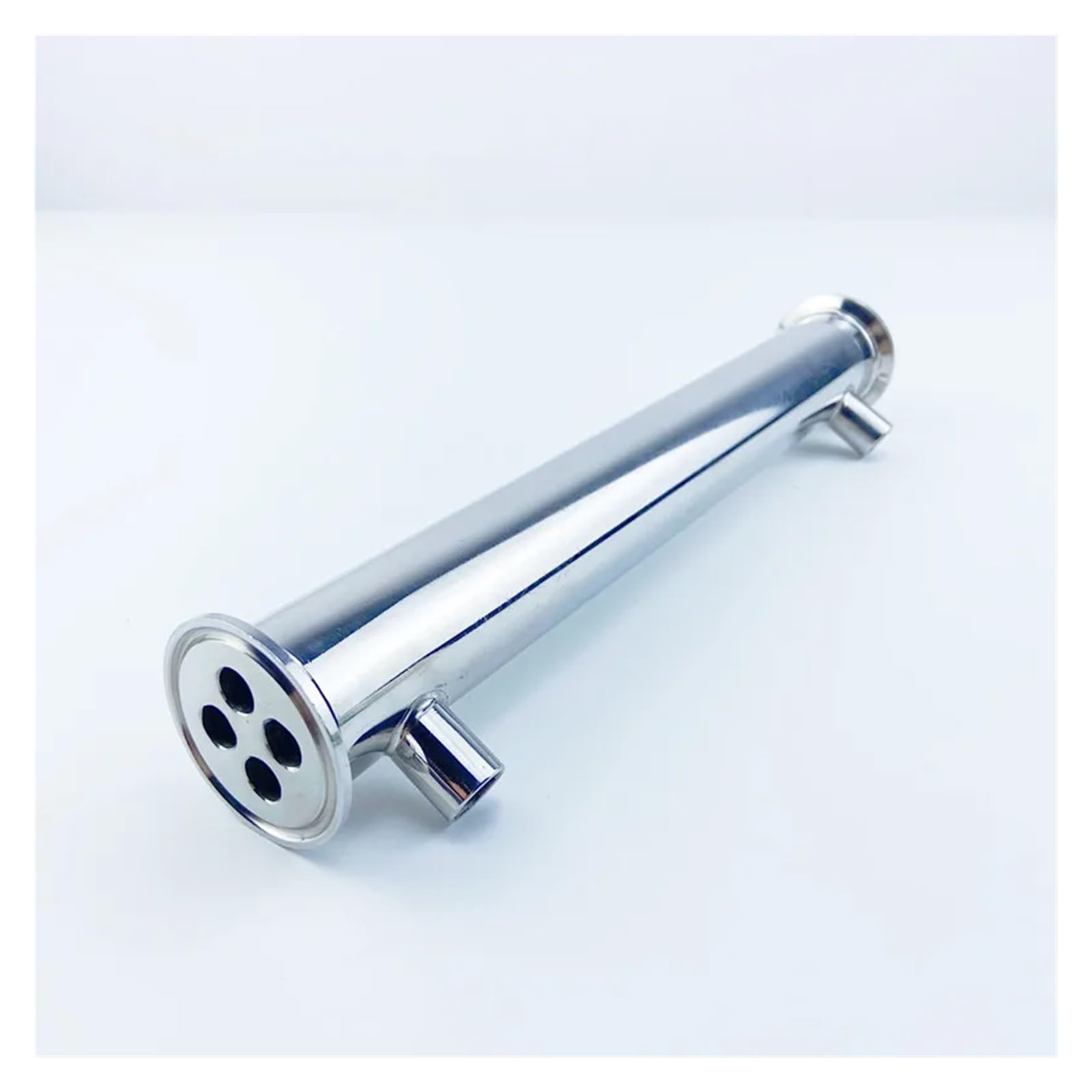 destilador de Flauta Columna de Vidrio for destilador Sanitario de 1,5" (38 mm) de diámetro Exterior 50,5, Torre de reflujo de Vidrio combinada, Acero Inoxidable 304