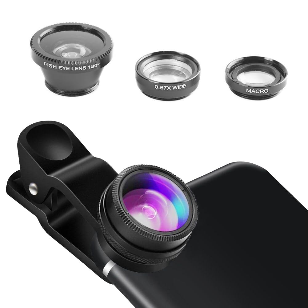 Kit Obiettivo Fotocamera 3 In1 Per Telefono Cellulare - Foto 3