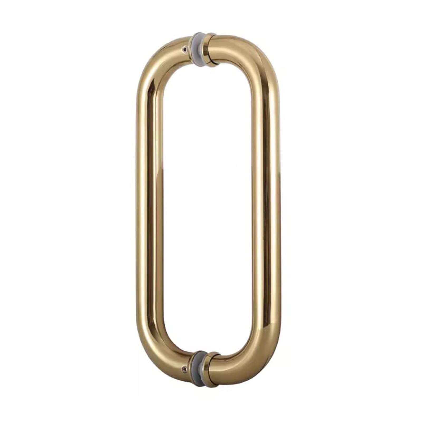 GLJTUO Modern Glass Barn Door Handle Push Pull Bar Set - Sleek Round Design for Indoor Doors, Sliding Barn Door Hardware, Stylish Modern Door Accessories