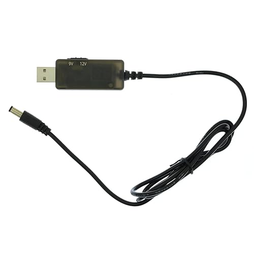 Miniatura 6 de Cable de carga USB de 5 V a 9-12 V CC, cable de alimentación universal para juguetes, relojes, ventilador, altavoz, auriculares, monitor, lámpara de