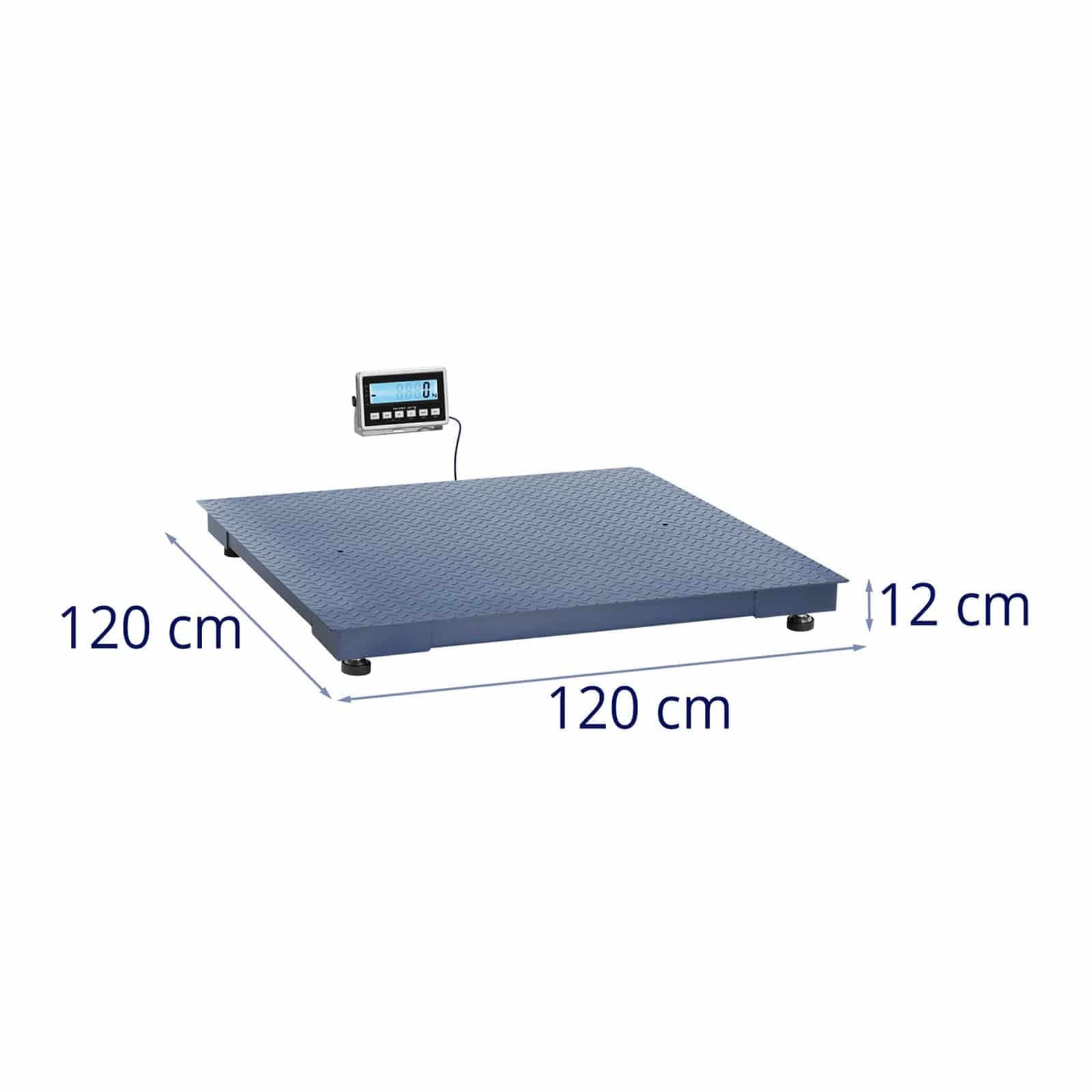 Steinberg Systems SBS-BW-1000/200M Báscula de suelo 1000 kg / 0,2 kg 1200 x 1200 mm LCD Báscula industrial