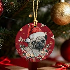 White-dog Ceramic Ornaments 16