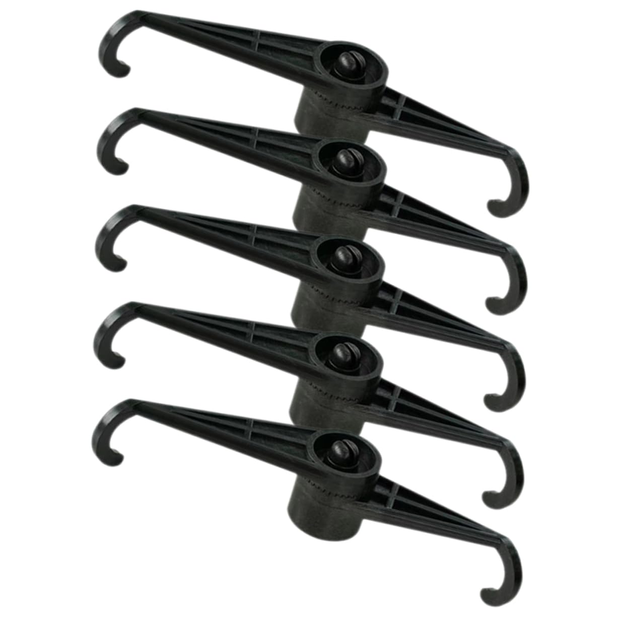 BESPORTBLE 4 Sätze Wachsen Pflanzenband Spaliere Unterstützung Gitter Gartenwerkzeuge Pflanzenclips Pflanzenaufzucht Gartenbieger Clips Für Den Innenbereich Anlage Plastik Black 5 Stück * 4