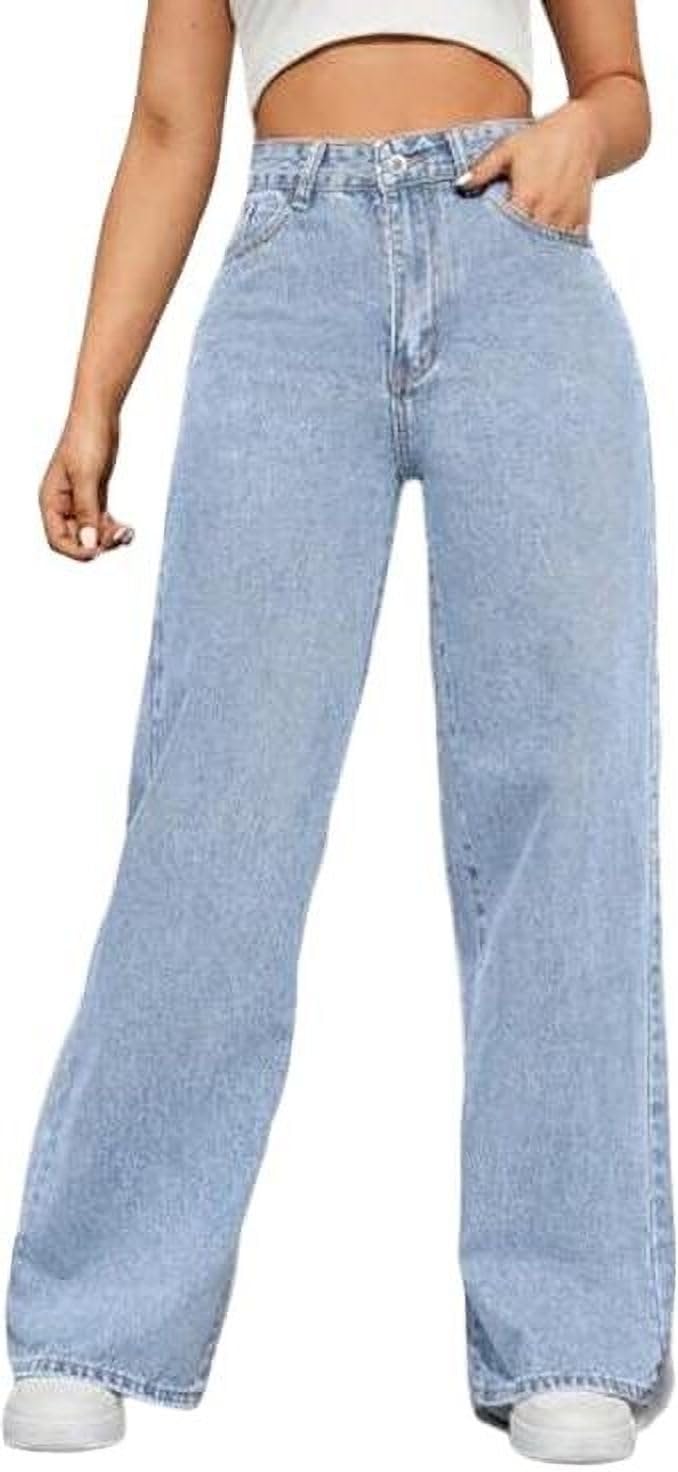 Women’s High Rise Wide Leg Jeans-picture-17