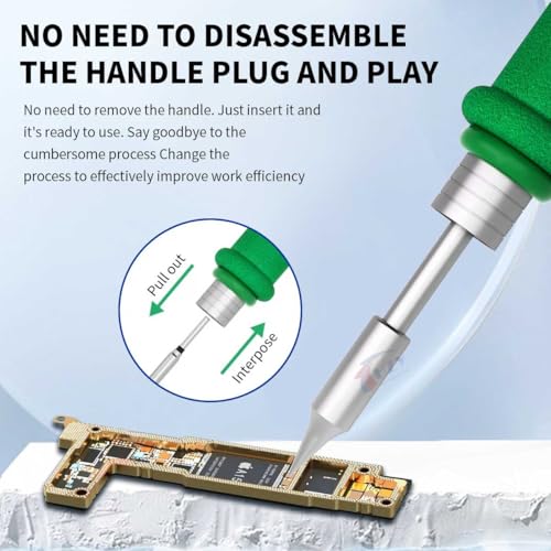 Image of C210 /C245 /C115 Universal Pencil Soldering Iron Tips for T210 /T245 /T115 Replacement for Mini Portable Micro Solder Pen Various Models Rework Stations Tool Soldering Accessories (HZY C245-4PCS)