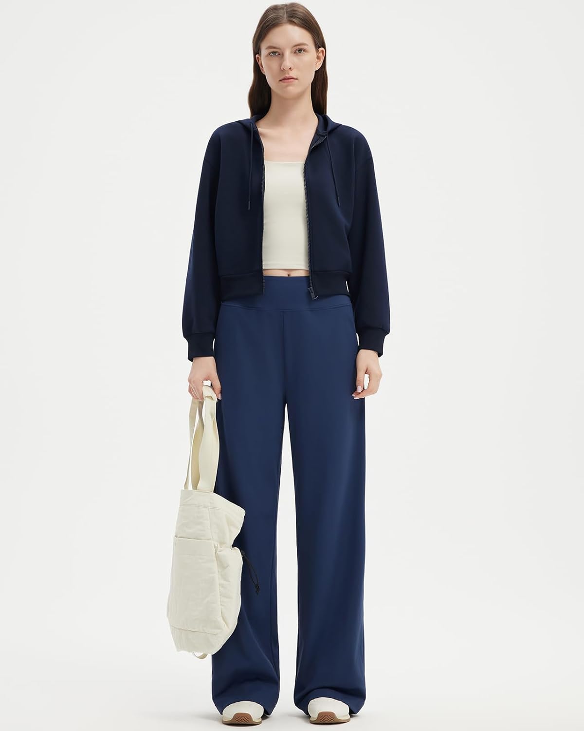 SUUKSESS Women Casual Wide Leg Pants 2025 High Waisted Lounge Work Pant with Pockets - Image 6