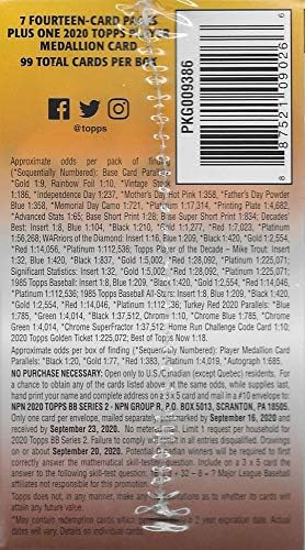 2020 Topps Baseball Series 2 Retail Relic Box