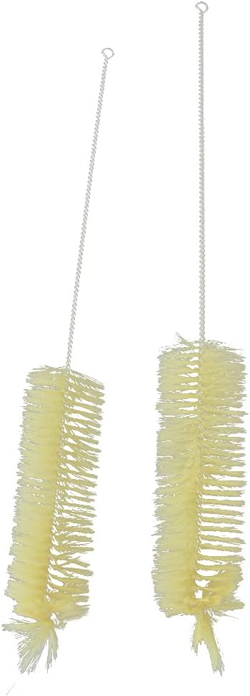 Auniwaig Long Twisted Metal Grip Test Tube Bottle Washing Brush for Pipe Cleaning Lab Equipment