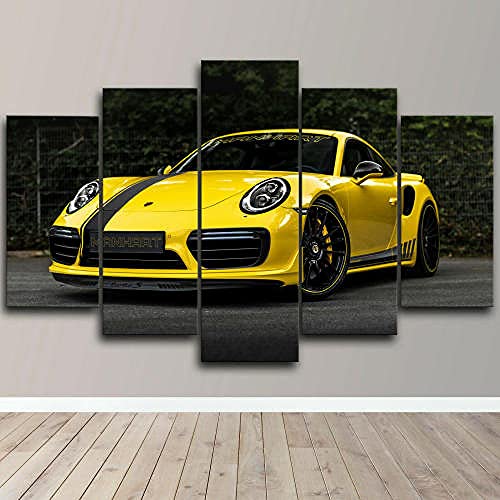 Peinture sur toile voiture de sport pour salon moderne