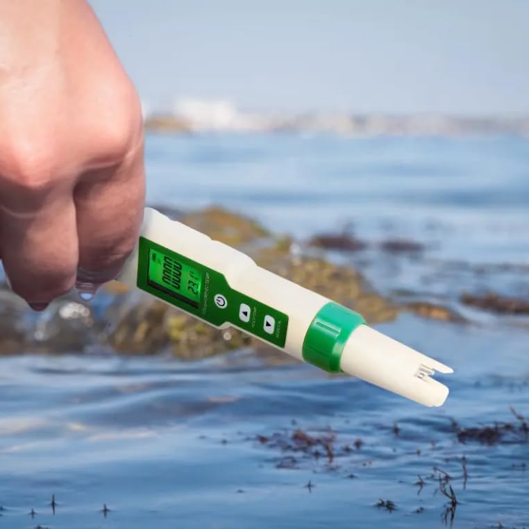 EZ9910 being used to measure water quality