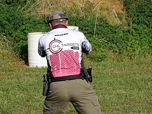 Image of Official USPSA /IPSC Cardboard Targets, Competition Torso, Silhouette Shooting, Cardboard Target. Made in USA