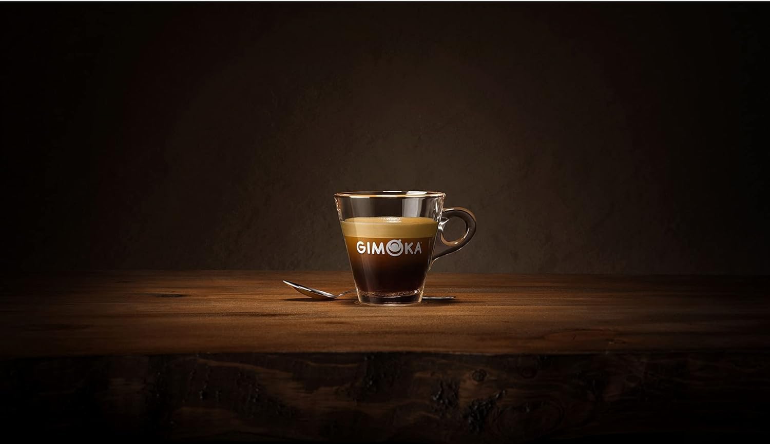 Gimoka Mezcla de Café Intenso, intensidad 12-50 Cápsulas - Compatibles con Máquinas de Café Lavazza* Firma* - Producido en Italia (Paquete de 4)