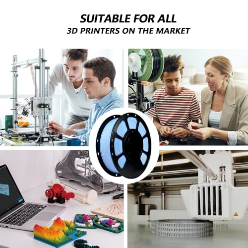 Image of iBOSS Dual Color Matte PLA+ Filament, Matte Purple Blue 1.75mm 3D Printing Filament, 3D Printer PLA Plus Filament, Fit Most FDM 3D Printers, 1kg Spool (2.2lb)-Matte Purple Blue