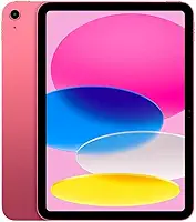 iPad da Apple (10a geração): Com chip A14 Bionic, tela Liquid Retina de 10,9 polegadas, 256 GB Wi-Fi 6 + rede celular 5G, câmera frontal de 12 MP, câmera traseira de 12 MP, Touch ID – Rosa