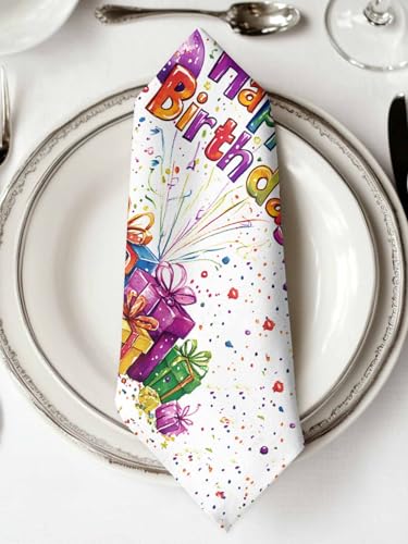 Set de 8 servilletas de tela multicolor 20x20 pulgadas miniatura 2