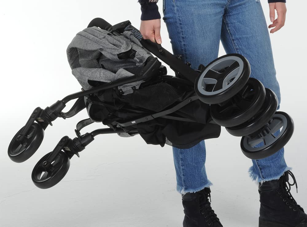 Foppapedretti Passeggino Compatto Hurrà 0-15 kg Nero Melange