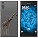 Produktbild PhoneNatic Case kompatibel mit Sony Xperia XZs Silikon-Hülle Vektor Tiere Giraffe M8