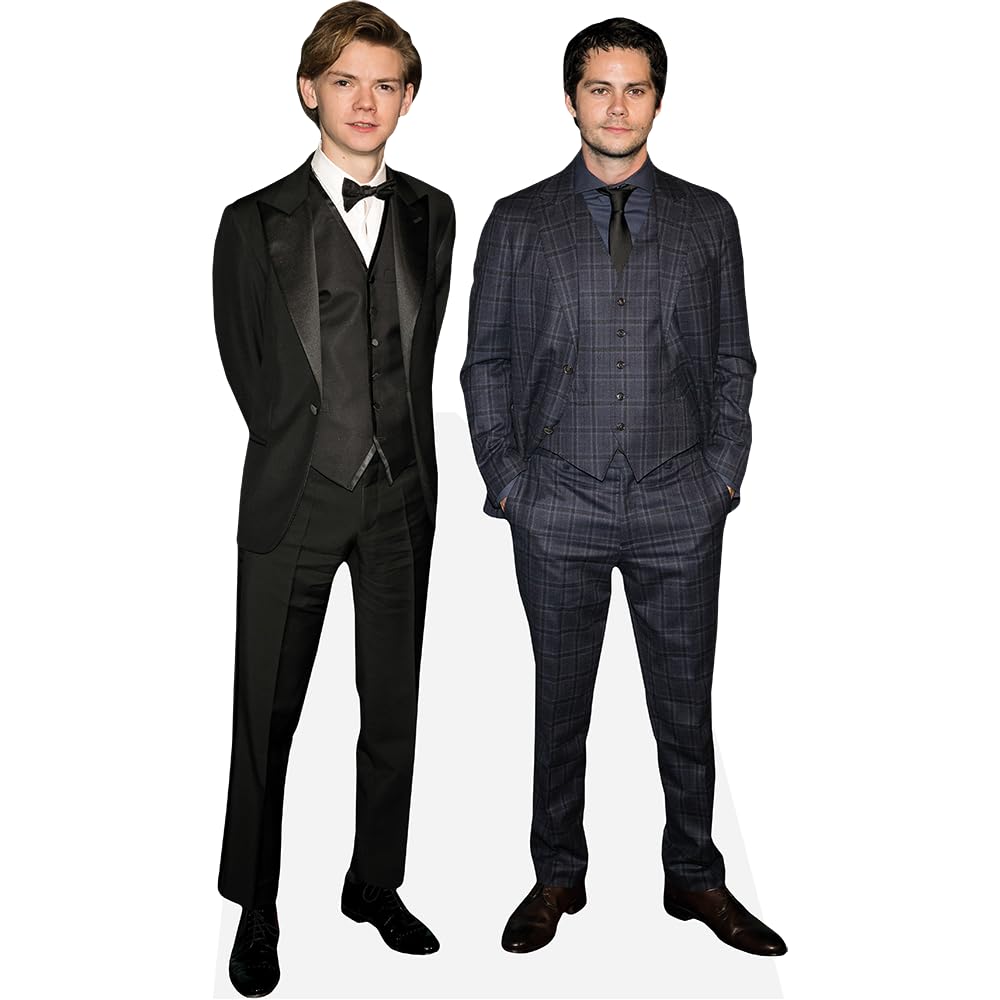 Celebrity Cutouts Lifelike Thomas Brodie-Sangster And Dylan O'brien (Duo) Mini Celebrity Cutout