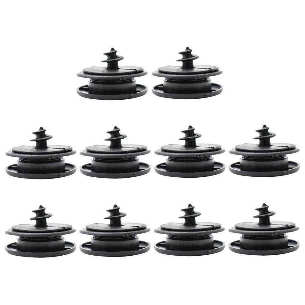 Ericetion 10Pcs Car Fastener Clips Floor Mat Buckle Antiskid Pad Fastener Auto Fastener For Vehicles, Floor Mats, Panel, Retainer, Fastener
