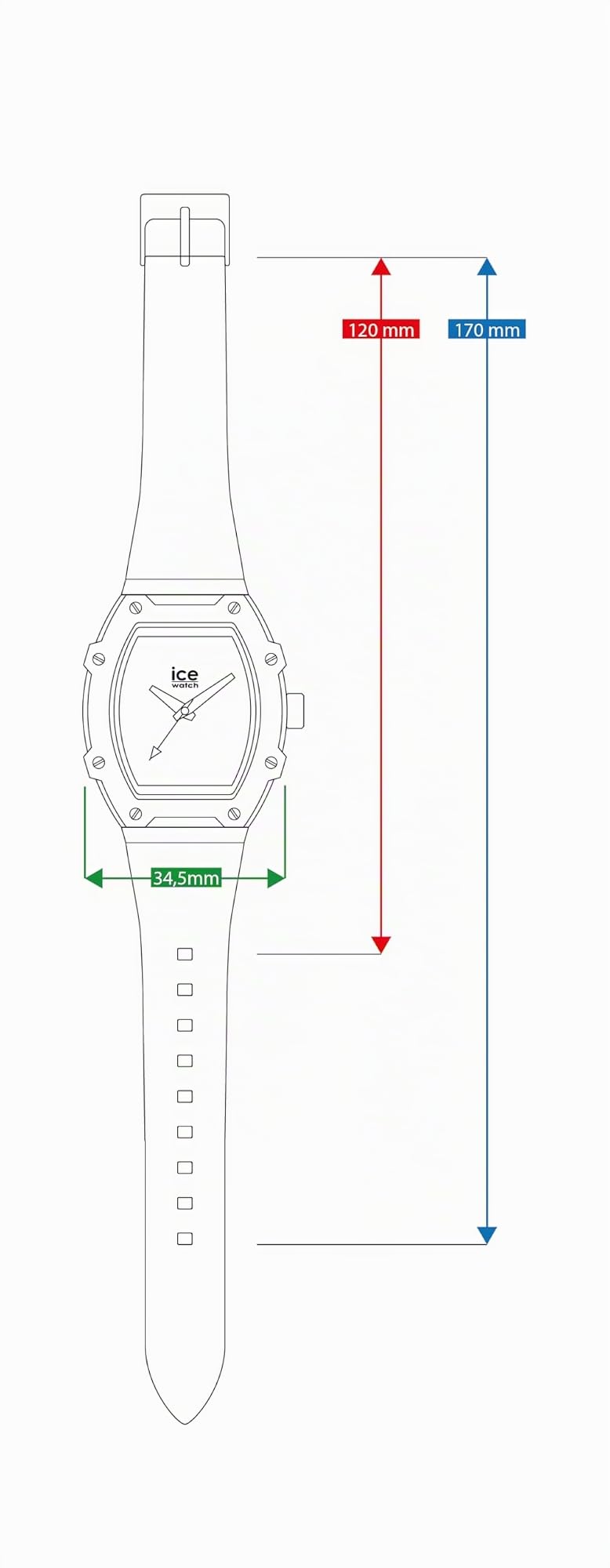 ICE-WATCH - ICE boliday - Orologio da Donna con Cinturino in silicone (Small)