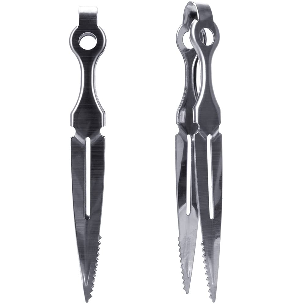 Pinzas de Cocina, 1 Unidad, Pinzas para carbón, Pinzas ergonómicas de Acero Inoxidable para Parrilla, Pinzas para Barbacoa, Pinzas para Pipa de Agua, Accesorios, Herramientas para Barbacoa