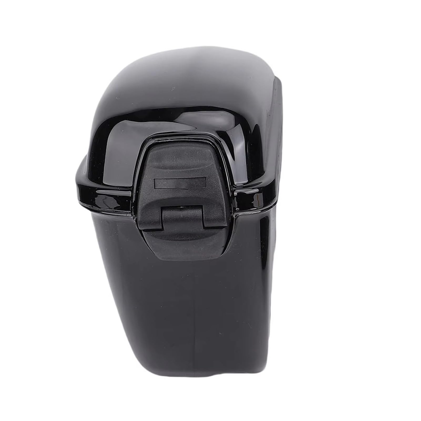 Borsa Posteriore Moto Borse Sella Rigide Moto Universali 22 Litri Serratura Robusta Portaoggetti Laterale Per Bagagliaio ABS Nero Lucido 1 Paio