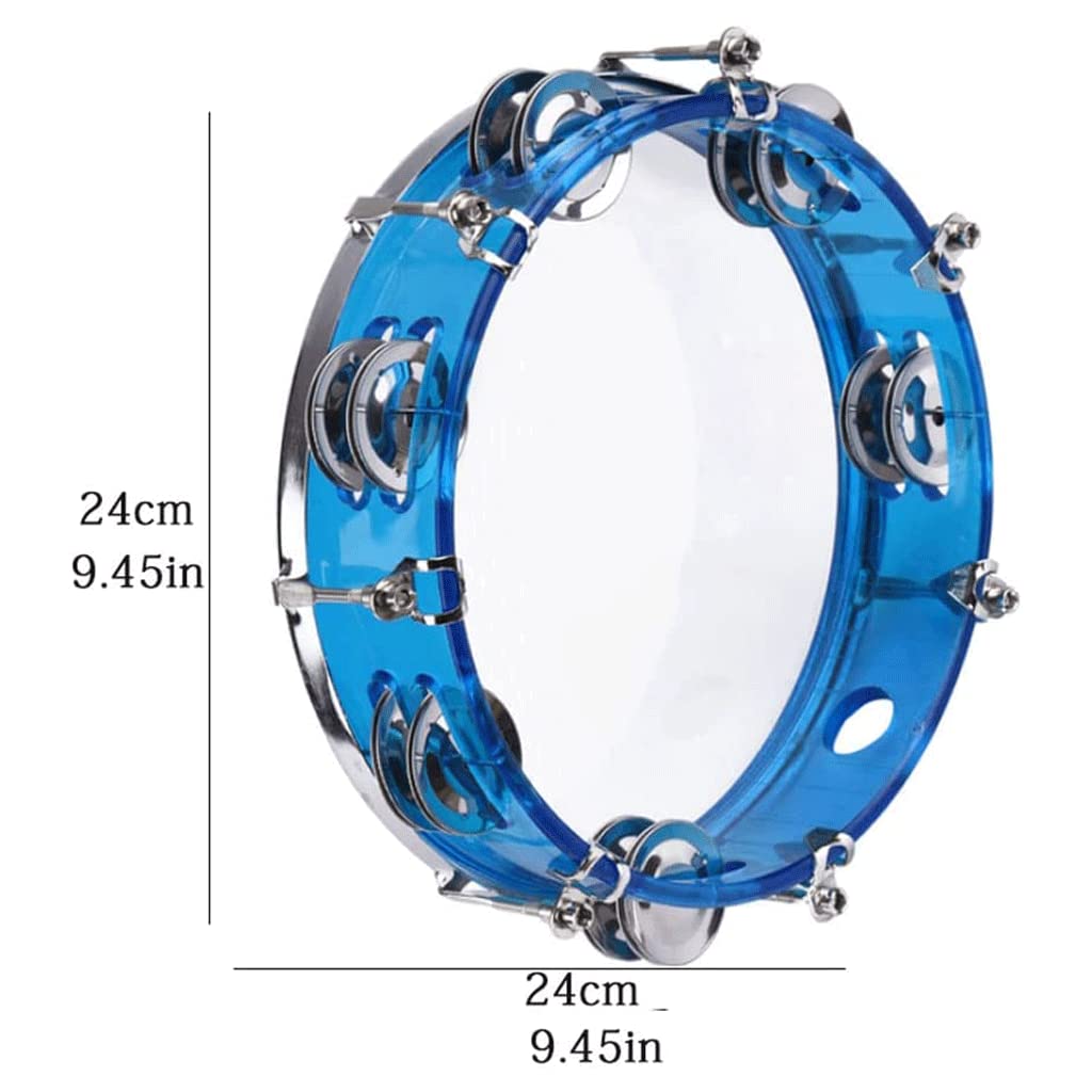 LIOONS Tambourin à Tambour à la Mode avec Cloches à Double rangée