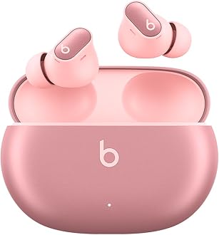 Beats Studio Buds + (2023) – True Wireless Noise Cancelling Earbuds, Enhanced Apple & Android Compatibility, Built-in Microphone, Sweat-Resistant Bluetooth Headphones, Spatial Audio – Cosmic Pink