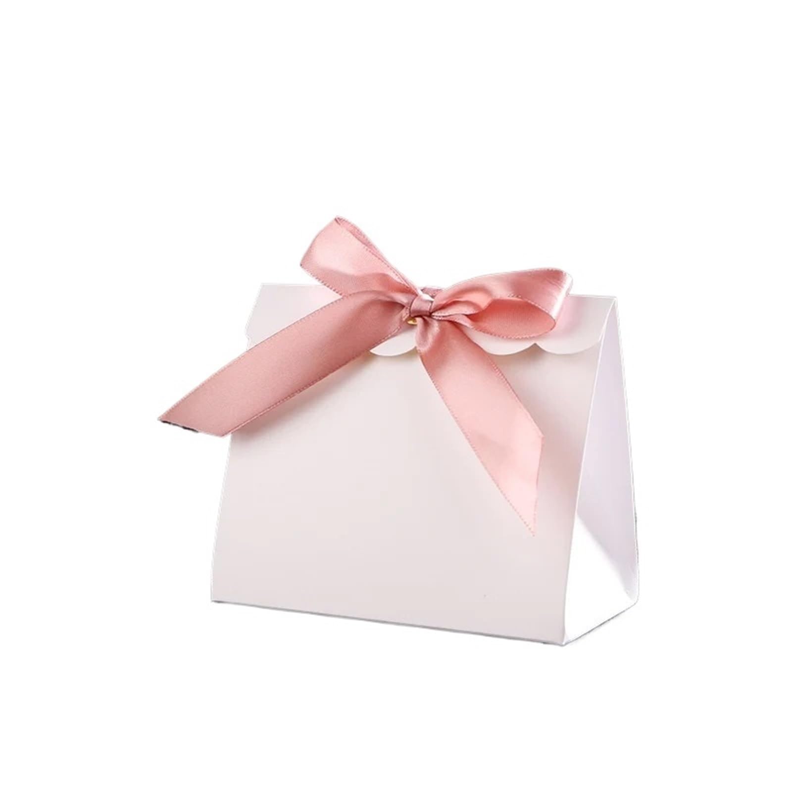 Geschenkbox 20 Stück Kraftpapier-Geschenkbox mit Band | Leere kleine Verpackungen zur Aufbewahrung von Hochzeitsfeiern(White)