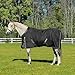 Equinavia Norse Lightweight 100g Fill Horse Rain Blanket | Waterproof Turnout Sheet - Black - 66 in - Black - 84 in