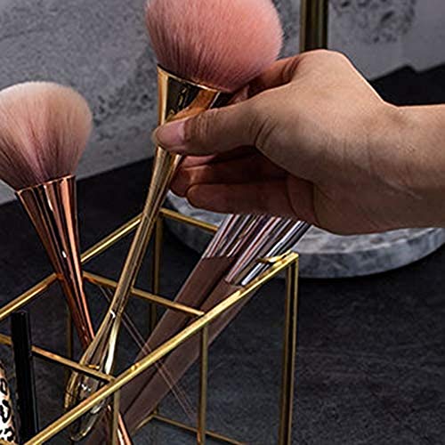 Organizzatori per Cosmetici Porta pennelli per Trucco a Specchio, Scatola per Cosmetici in Vetro Trasparente, matite per Eyeliner e Rossetti Senza Polvere, espositore per profumi